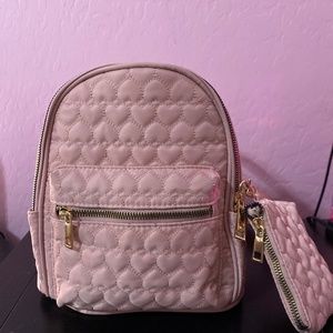 Cute heart mini backpack